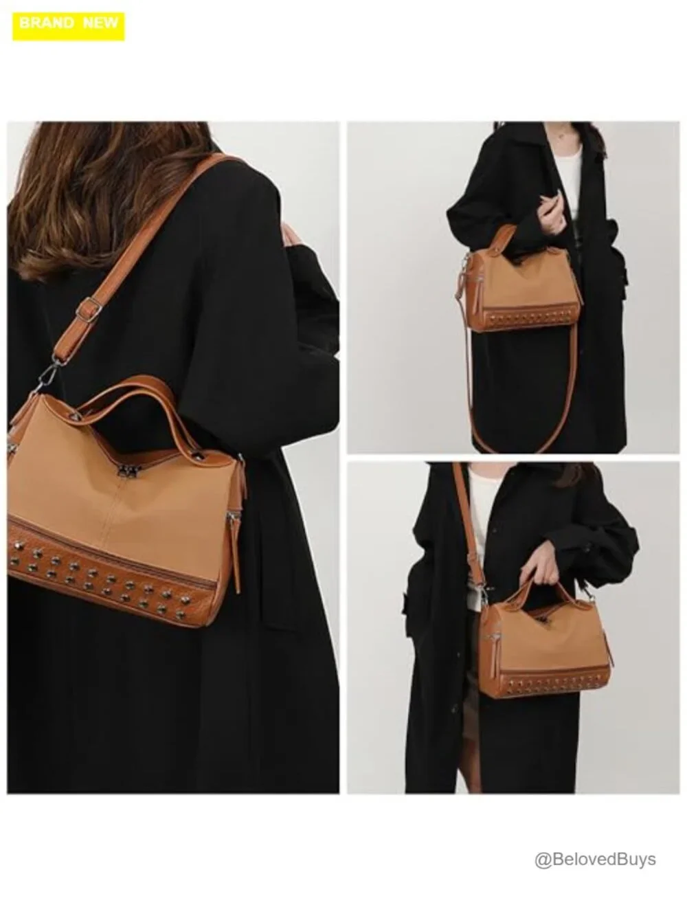 Women's Hobo Handbag Faux Leather Crossbody Purse Top Handle